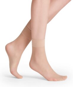FALKE mujer Pure Matt 20 DEN calcetines transparente liso elegante resistente manguito confort sin presión fino suave y sostenible material 1 par