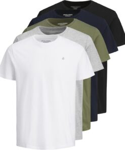 JACK & JONES T-Shirt 5-Pack Logo O-Neck T-Shirt