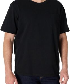Amazon Essentials Camiseta Holgada de Algodón de Alto Gramaje con Bolsillo en el Pecho Hombre
