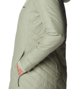 Columbia Heavenly Long Hooded Jacket, Chaqueta Acolchada Con Capucha para Mujer