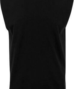 Urban Classics Open Edge Sleeveless tee Hombre Camiseta Negro Regular
