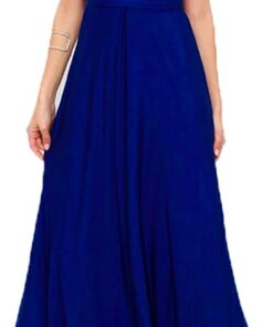 Mujeres Falda Larga de Cóctel Vestido de Noche Dama de Honor Elegante Sin Respaldo Casual Sexy Cuello en V Ropa de Fiesta Verano Sin Mangas S-XL