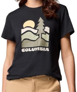 Columbia Ruby Springs Graphic Fitted Short Sleeve Camiseta de Manga Corta Mujer (Pack de 1)