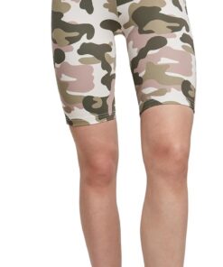 URBAN CLASSICS Shorts Deportivos para Mujer, Leggings de Fitness para Gimnasio y Yoga, Shorts Ciclistas Tech de Camuflaje Disponibles en Varios Colores, Tallas XS - 5XL