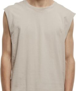 Urban Classics Open Edge Sleeveless tee Hombre Camiseta Negro Regular