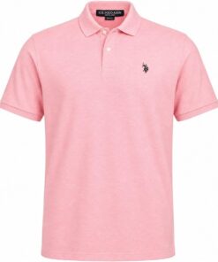 U.S. Polo Assn. Polo clásico para Hombre, Polo de piqué con Cierre de Dos Botones, Camisa de Golf de Moda de Verano | Polo de piqué con cierre de dos botones, camisa de golf de moda de verano