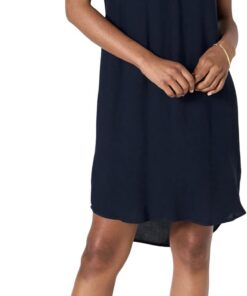 Amazon Essentials Mujer Vestido Recto de Tejido sin Mangas