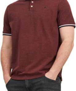 Jack & Jones Jack & Jones Male Poloshirt Plus Size Einfarbig Poloshirt Jjepaulos Polo SS Noos Pls Hombre (Pack de 1)