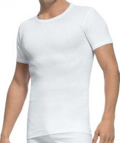 Abanderado Camiseta de manga corta Clásico Algodón 100% Hombre x1