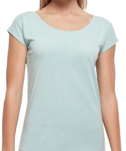 Build Your Brand Bb013-ladies Wide Neck tee Camiseta Mujer (Pack de 1)