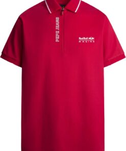 Red Bull Racing X Pepe Jeans RBR Sports Zip Placket Polo Polo Hombre (Pack de 1)
