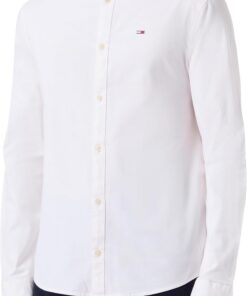 Tommy Jeans Camisa Hombre TJM Slim Manga Larga