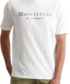 Marc OߴPolo Hombre Camiseta de Punto de algodón orgánico con Cuello Redondo