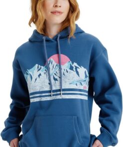 Roxy Surf Stoked Hoodie Brushed Vt Suéter pulóver Mujer (Pack de 1)