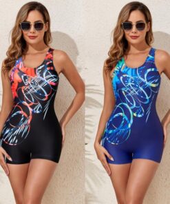 Traje de baño de una pieza para mujer, con control de abdomen, adelgazante, elástico, para playa, piscina, vacaciones