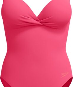 Speedo Shaping Cross Knot 1 Piece Swimsuit | Shapewear | Beach and Holiday Swimwear Traje de baño Mujer (Pack de 1)