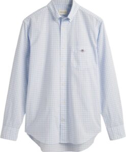 GANT Reg Poplin Gingham Shirt Blusas Mujer (Pack de 1)