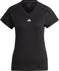 adidas Women's Camiseta AEROREADY Train Essentials Minimal Branding V-Neck
