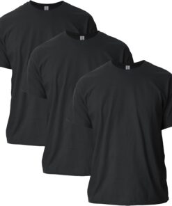 Gildan Camisetas de Tripulación, Paquete Múltiple, Estilo G1100 Camisetas de tripulación, Paquete múltiple, Estilo G1100 Hombre (Pack de 12)
