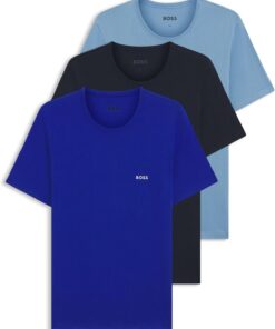 Boss Tshirt RN 3p Classic 10243514 01 Camiseta Hombre (Pack de 3)