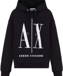 Armani Exchange Icon Project Sudadera con Capucha Mujer