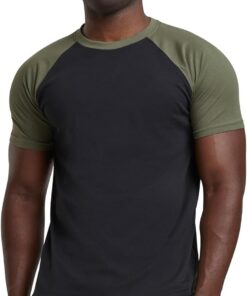 URBAN CLASSICS Camiseta Básica Hombre de Manga a Corta, Cuello Redondo, Algodón, Largo Normal, Estilo Moderno, Disponible en distintos colores, Tallas XS - 5XL