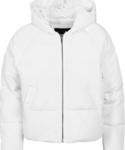 Urban Classics Ladies Hooded Puffer Jacket Mujer Chaqueta entre-tiempo Negro