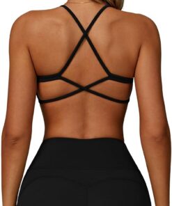 IMEKIS Gym Set Damen Sport Outfit Strappy Rücken Sportbh mit Shorts 2 Teilig Yoga Pilates Kleidung kurz Sportanzug Fitness Workout Activewear