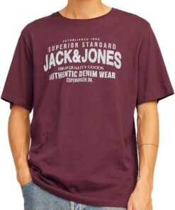Jack & Jones Jjejeans tee SS O-Neck Noos 23/24 Camiseta Hombre (Pack de 1)