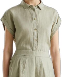 United Colors of Benetton Camisa 5bmldq06v Camisa Mujer (Pack de 1)
