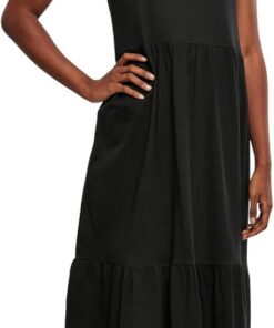 Urban Classics Ladies 7/8 Length Valance Summer Dress Vestido Mujer