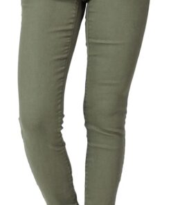 Amazon Essentials Mujer Vaqueros Ceñidos y Elásticos de Tiro Medio - Colores interrumpidos
