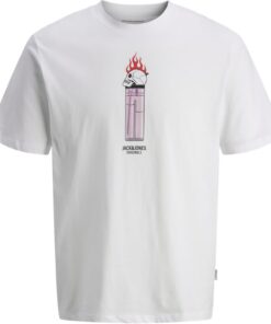 JACK & JONES Jorholiday Skull tee SS Cn para Hombre