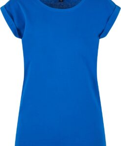 Build Your Brand Ladies Extended Shoulder tee Camiseta Mujer (Pack de 1)
