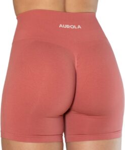 AUROLA Aurola Pantalones Cortos de Entrenamiento para Mujer - Pantalones Cortos de Yoga Mujer