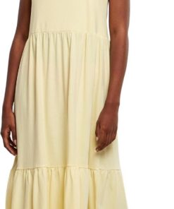 Urban Classics Ladies 7/8 Length Valance Summer Dress Vestido Mujer