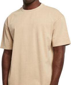 Urban Classics Camiseta de Manga Corta para Hombres, Camiseta pesada de color sólido para hombres, estilo oversized, disponible en varios colores, tallas de S a 5XL