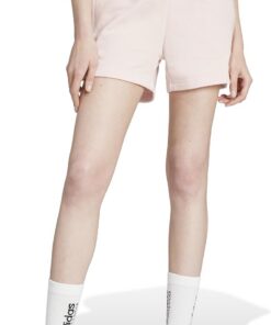 Adidas Essentials Small Logo Fleece Shorts - Pantalones Cortos Mujer