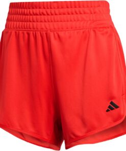 Adidas Pantalones Cortos de Punto de Talle Alto Pacer Essentials - Pantalones Cortos Mujer