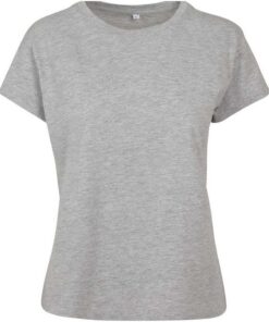 Build Your Brand By052-ladies Box tee Camiseta Mujer (Pack de 1)