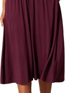 Amazon Essentials Mujer Falda Midi de Punto con Tirantes