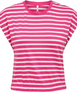 ONLY Onllira Life S/S V-Neck Top Jrs Noos Onllira Life S/S V-Neck Top Jrs Noos Mujer (Pack de 1)