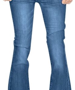 Jeans de pierna ancha para mujer, de cintura alta, acampanados, talla grande, pantalones de mezclilla de pierna ancha, pantalones de hip hop, pantalones de calle