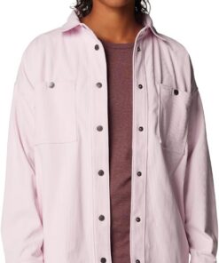Columbia Chaqueta Tipo Camisa de Pana Blue Point Creek Camisa de Manga Larga Mujer (Pack de 1)