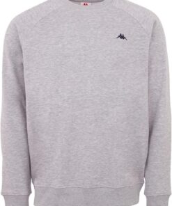 Kappa VAUKE Sudadera Unisex I Jersey para Hombre de algodón I Básico para Deporte y Ocio I Sudadera para Mujeres y Hombres en los Colores Azul, Gris, Negro I Jersey en Las Tallas S, M, L, XL y XXL