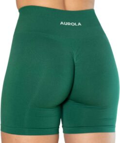AUROLA Aurola Pantalones Cortos de Entrenamiento para Mujer - Pantalones Cortos de Yoga Mujer