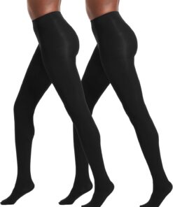 No Nonsense Medias de Control Superopacas Mallas Mujer (Pack de 2)