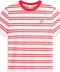 Tommy Hilfiger TH Script Reg C-nk SS tee Ww0ww47809 Camiseta S/S Mujer (Pack de 1)