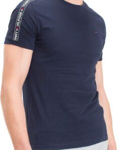 Tommy Hilfiger Camiseta para Hombre Rn Tee Ss con Cuello Redondo
