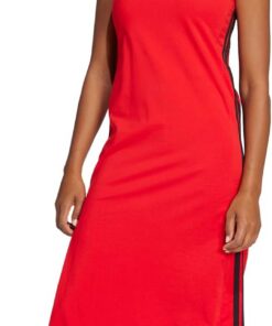 adidas Women's Vestido Largo Essentials Racerback 3 Bandas